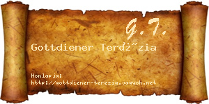 Gottdiener Terézia névjegykártya